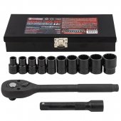 Набор инструментов ударный 12пр. 1/2" (12гр.) Набор инструментов ударный 12пр. 1/2" (12гр.)