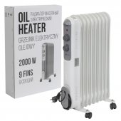 Радиатор масляный электрический (220-240V,50/60Гц,2000Вт,9 секций 11х58см,3 режима нагрева,защ. от перегрева,40х24х62.5см) Радиатор масляный электрический (220-240V,50/60Гц,2000Вт,9 секций 11х58см,3 режима нагрева,защ. от перегрева,40х24х62.5см)
