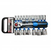 Набор инструментов 20пр.1/2"(6-гр.)(8-32мм),в пластиковом держателе