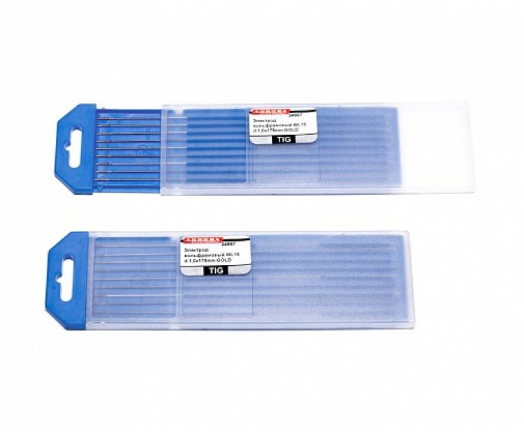 Электрод вольфрамовый WL-15 d.1,0x175mm GOLD Электрод вольфрамовый WL-15 d.1,0x175mm GOLD