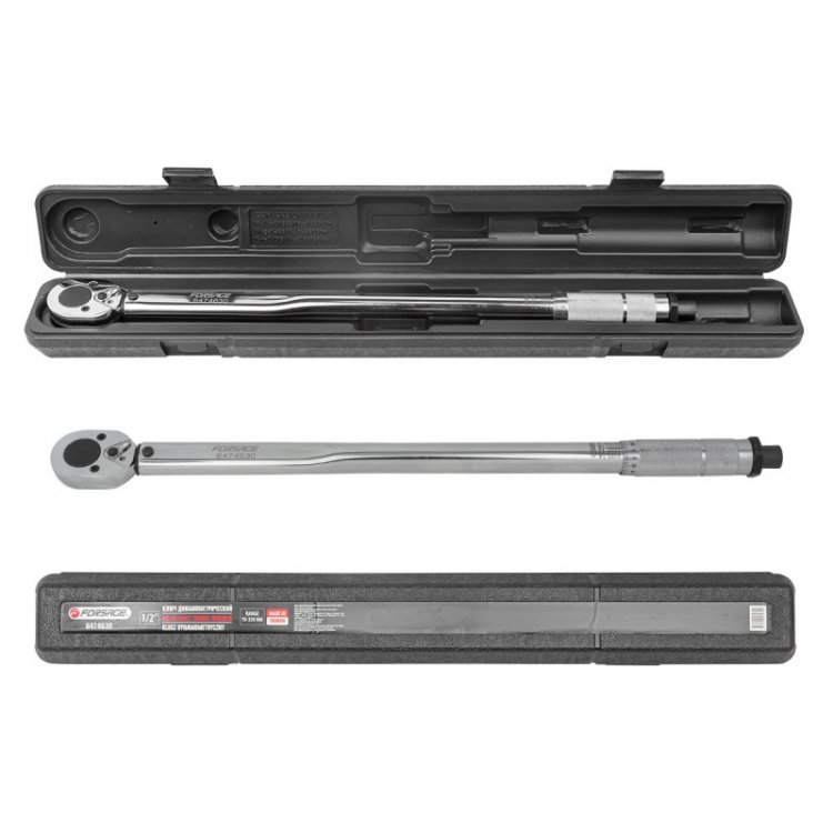Ключ динамометрический  щелчкового типа 70-350Нм, 1/2"(Тайвань),в пластиковом футляре