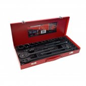 Набор инструментов ударных 26пр. 1/2" (6гр.) (8-32мм, Cr-Mo), в металлическом кейсе