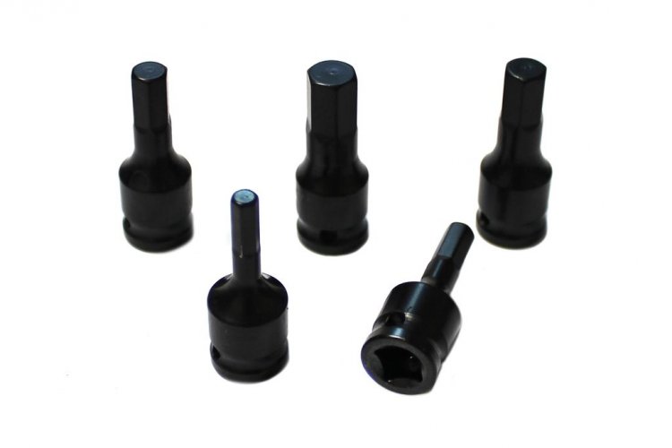 Головка-бита 6-гранная ударная  7мм, 1/4"