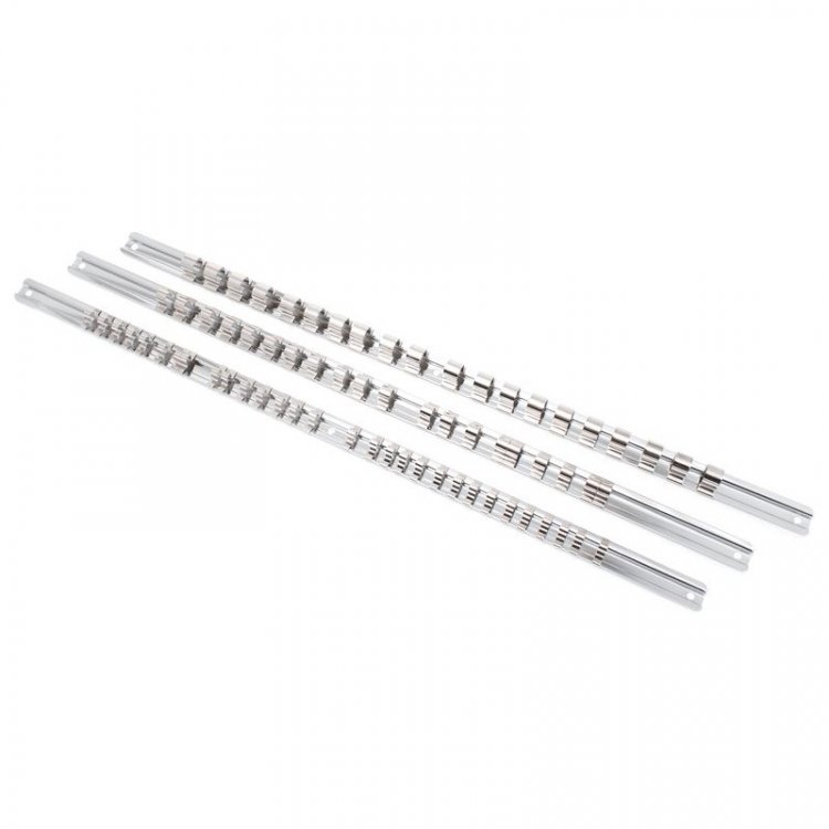 Планка-держатель для 12 головок 1/4"  (L-200мм)