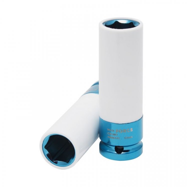 Головка ударная глубокая для литых дисков с защитным кожухом  17мм, 1/2"