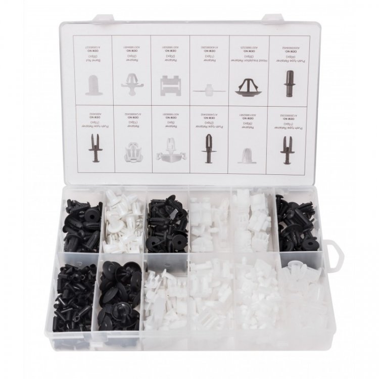 Набор клипс 270пр. (BENZ), пластиковом органайзере