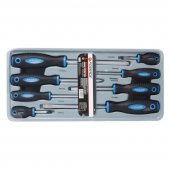 Набор отверток магнитных S2, 8пр.(PH:1х75, 2x38, 2х100, 3х150мм; SL: 5.5х75, 6.5х38, 6.5х100, 8х150мм)в лотке Набор отверток магнитных S2, 8пр.(PH:1х75, 2x38, 2х100, 3х150мм; SL: 5.5х75, 6.5х38, 6.5х100, 8х150мм)в лотке