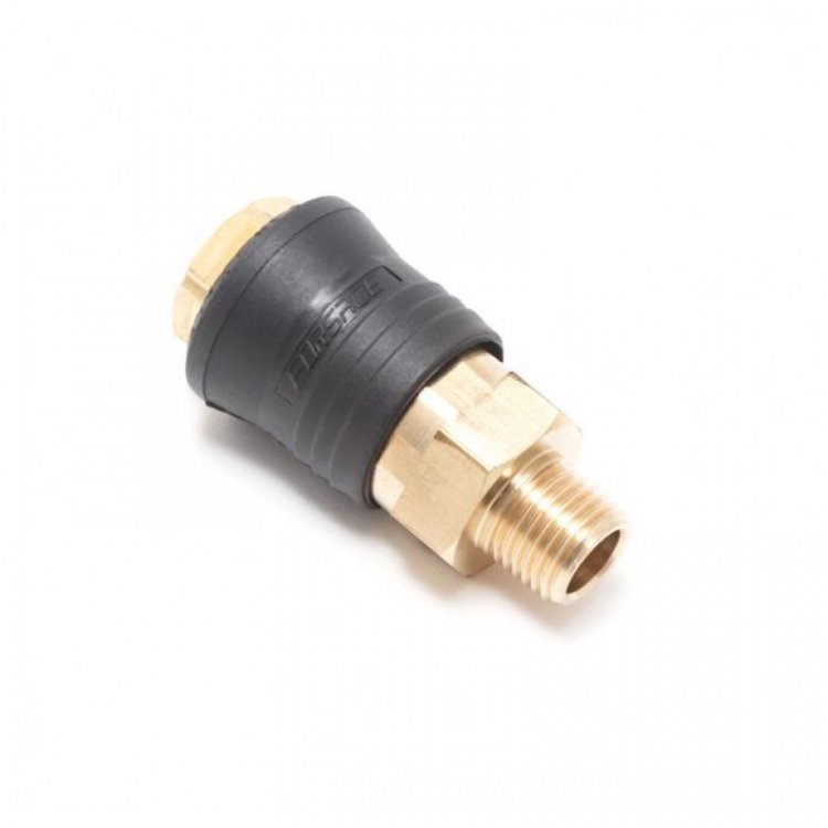 Быстроразъем пневматический с клапаном, наружная резьба 1/2" (ONE TOUCH) Быстроразъем пневматический с клапаном, наружная резьба 1/2" (ONE TOUCH)