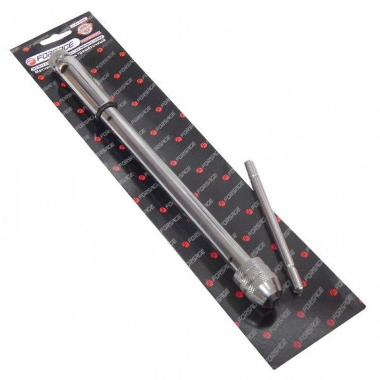 Метчикодержатель трещоточный реверсивный Т-образный ( L-290мм, М5-М12), в блистере