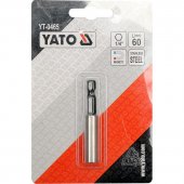 Держатель магнитный  60мм для бит 1/4" "Yato",YT-0465