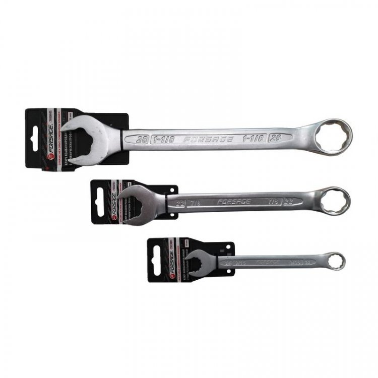 Forsage Ключ комбинированный с динамическим профилем Super Lock 24мм на пластиковом держателе F-75524HD(27998)