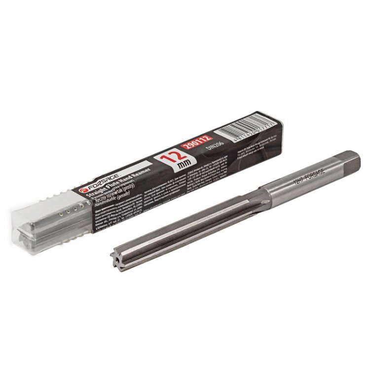 Развертка ручная (прямая) 12мм Profi, в пластиковом футляре