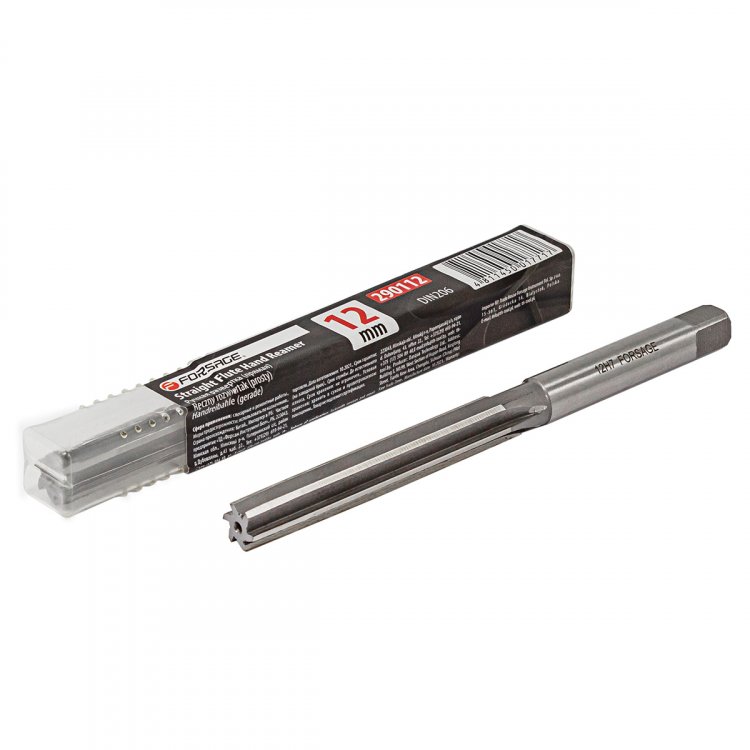 Развертка ручная (прямая) 12мм Profi, в пластиковом футляре