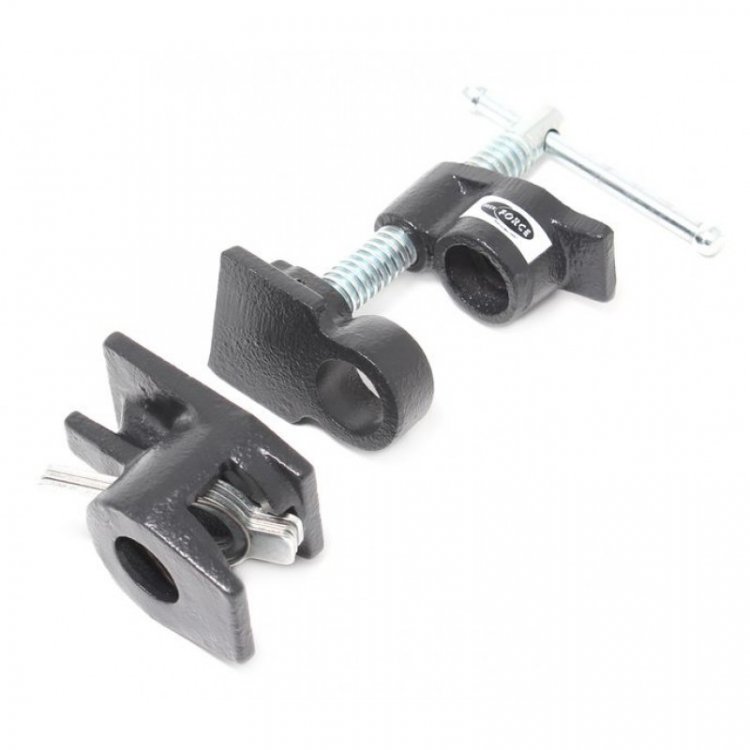 Струбцина винтовая трубная с фиксацией 1/2"