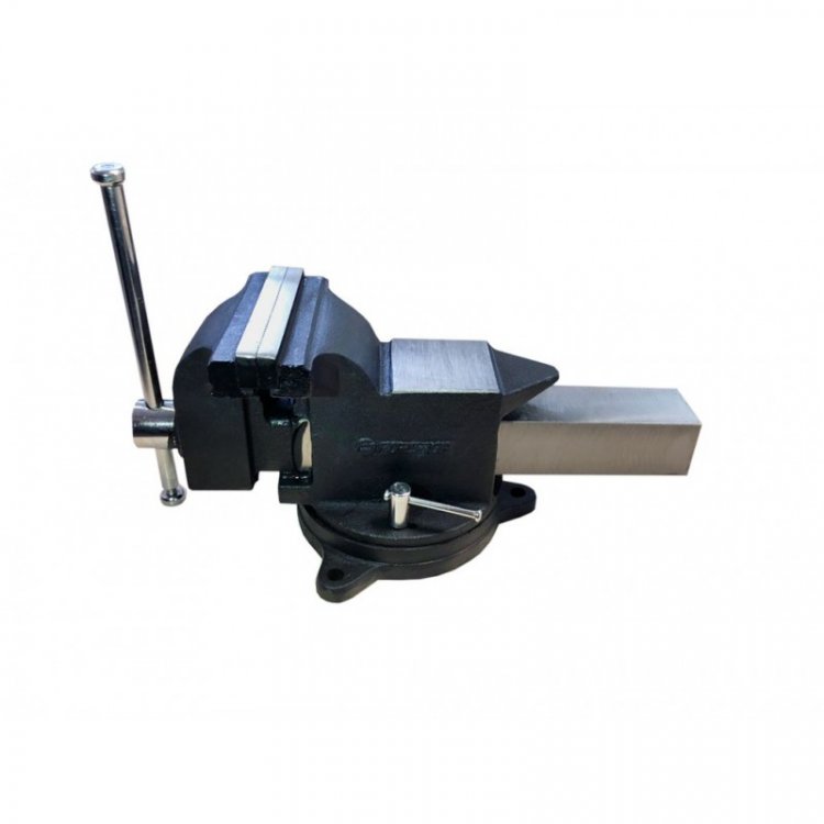 Тиски стальные поворотные с наковальней  6"-150мм