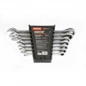 Набор ключей комбинированных трещоточных 7пр (8,10,12,13,14,17,19мм), в пластиковом держателе