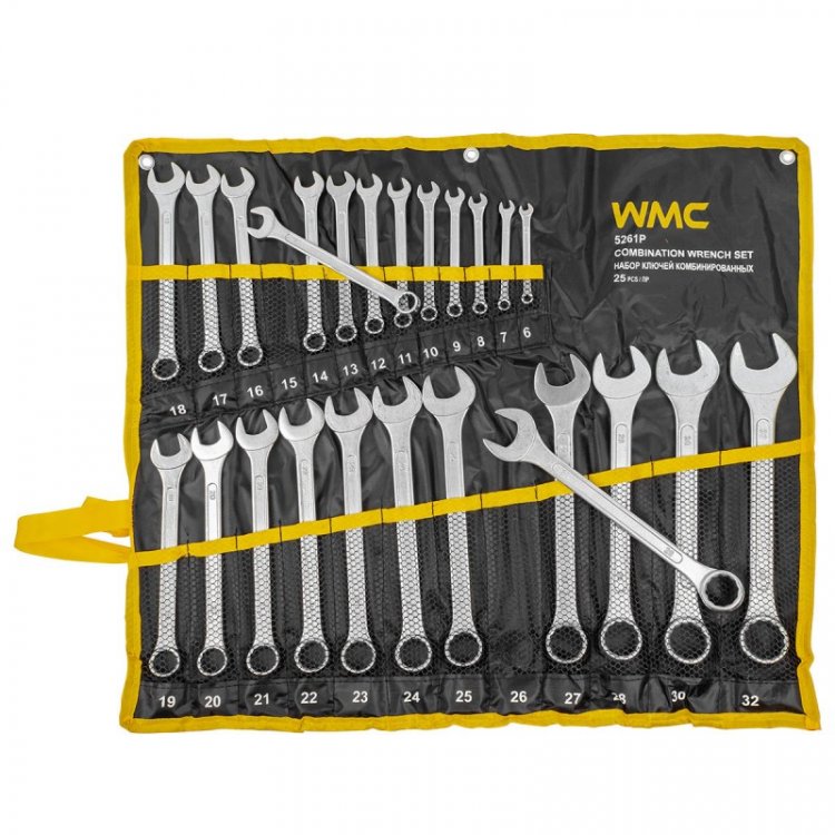 Набор ключей комбинированных 25пр.