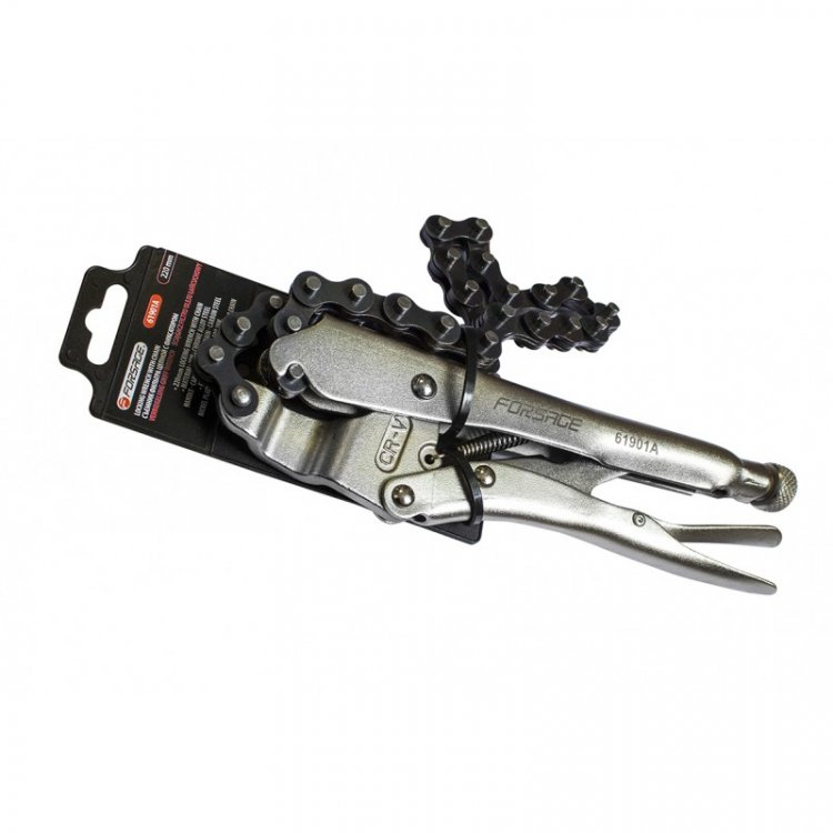 Съемник масляного фильтра цепной с фиксацией (Ø 120мм)