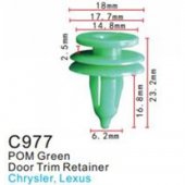 Клипса для крепления внутренней обшивки а/м Крайслер пластиковая (100шт/уп.)