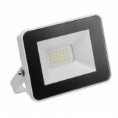 Прожектор светодиодный iLUX, 20W, 1600lm, AC220-240V, 50/60 Hz, IP65, 120град, 6400K, белый корпус