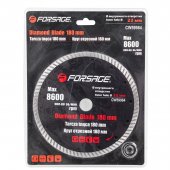 Круг отрезной алмазный 180мм (посадочный диаметр 22мм, 8600 об/мин),в блистере Круг отрезной алмазный 180мм (посадочный диаметр 22мм, 8600 об/мин),в блистере