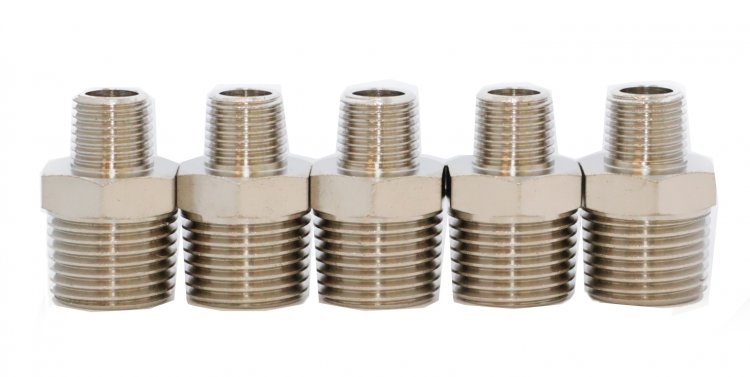 Переходник резьбовой M1/2 - M1/4, 5 шт Переходник резьбовой M1/2 - M1/4, 5 шт