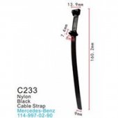 Клипса для крепления внутренней обшивки а/м Мерседес пластиковая (100шт/уп.)