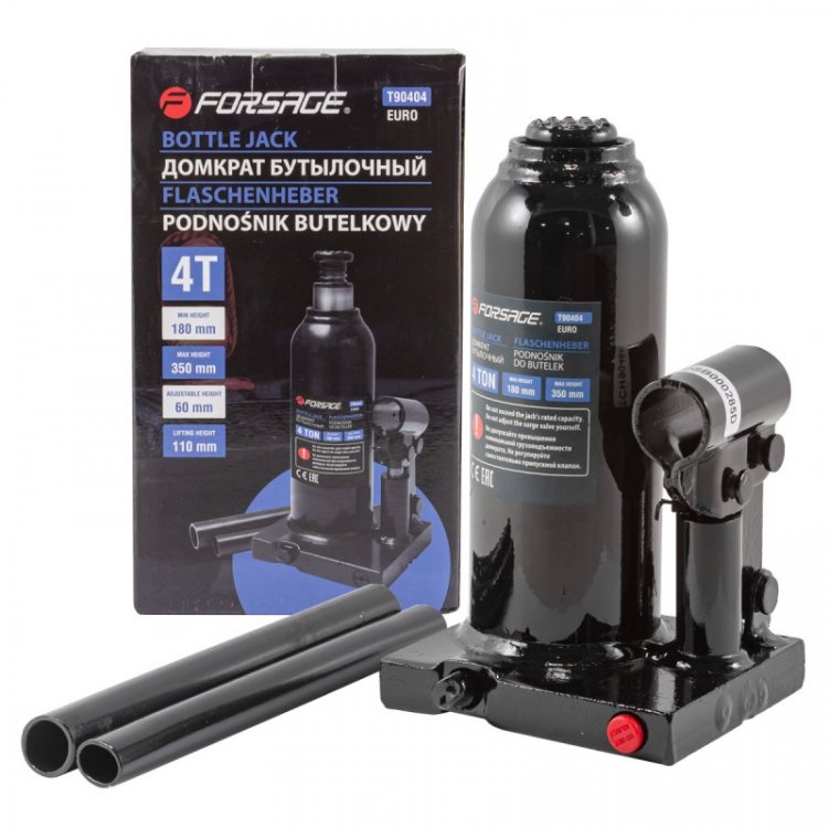Домкрат бутылочный  4т с клапаном (высота подхвата-180, высота подъема-350мм) Домкрат бутылочный  4т с клапаном (высота подхвата-180, высота подъема-350мм)