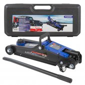 Домкрат подкатной гидравлический 2.5т (h min 85мм, h max 350мм) в кейсе Домкрат подкатной гидравлический 2.5т (h min 85мм, h max 350мм) в кейсе