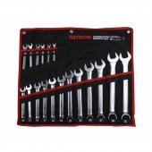 Набор ключей комбинированных 18 пр (8,9,10,11,12,13,14,15,16,17,18,19,21,22,24,27,30,32мм), на полотне