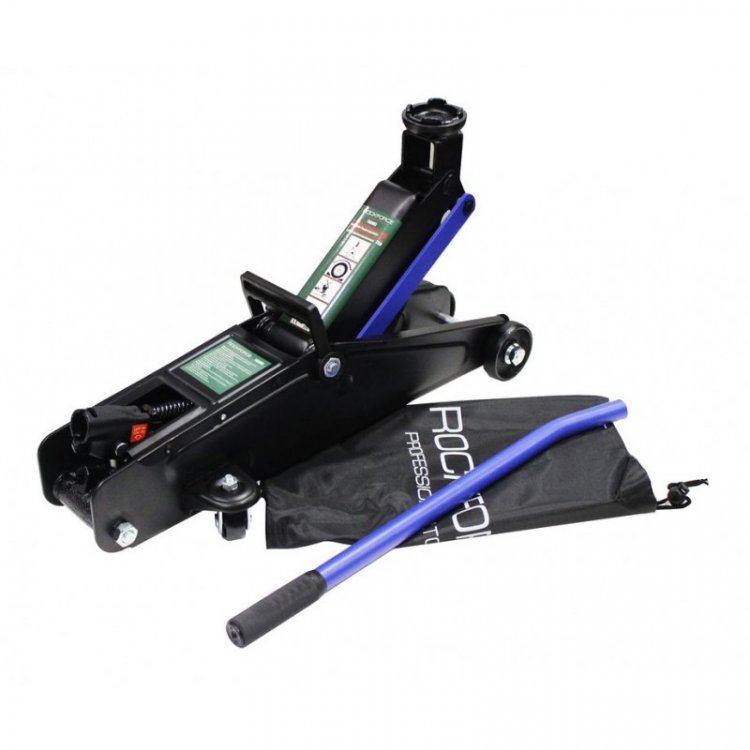 Домкрат подкатной гидравлический 2 т (h min 135мм, h max 385мм) Домкрат подкатной гидравлический 2 т (h min 135мм, h max 385мм)