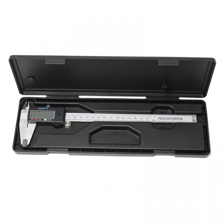 Штангенциркуль электронный (0-250мм, 0.01мм; внутр. Ø, наруж. Ø + глубиномер), в пластиковом футляре