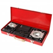 Набор съемников сегментного типа 12пр. (30-50, 50-75мм), в металлическом кейсе Набор съемников сегментного типа 12пр. (30-50, 50-75мм), в металлическом кейсе