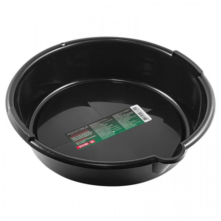 Емкость пластиковая круглая для слива отработанного масла и технических жидкостей 6л Емкость пластиковая круглая для слива отработанного масла и технических жидкостей 6л