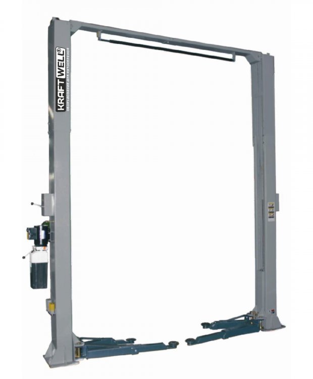 Подъемник г/п 5,5 т. упр.стопорами на 1-й колонне с анкерами и проставками