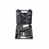 Пневмогайковерт ударный"Twin Hammer"с регулировкой1/2"+набор глубоких головок(17,19,21мм,960Hм,8500об/мин,6.3bar,256л/мин+лубрикатор+ штуцер)