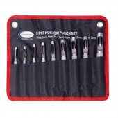 Набор пробойников, 9пр.(3-10, 12мм), наполотне
