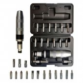 Отвертка ударная с набором бит и адаптерами,17пр.1/2"(F)х5/16"(F) 5/16"(М)x1/2"(М)(PH2,3;PZ2,3;SL9,11мм;Torx 25,30,40,45,50;Hex 6,8,10ммх36мм)в кейсе Отвертка ударная с набором бит и адаптерами,17пр.1/2"(F)х5/16"(F) 5/16"(М)x1/2"(М)(PH2,3;PZ2,3;SL9,11мм;Torx 25,30,40,45,50;Hex 6,8,10ммх36мм)в кейсе