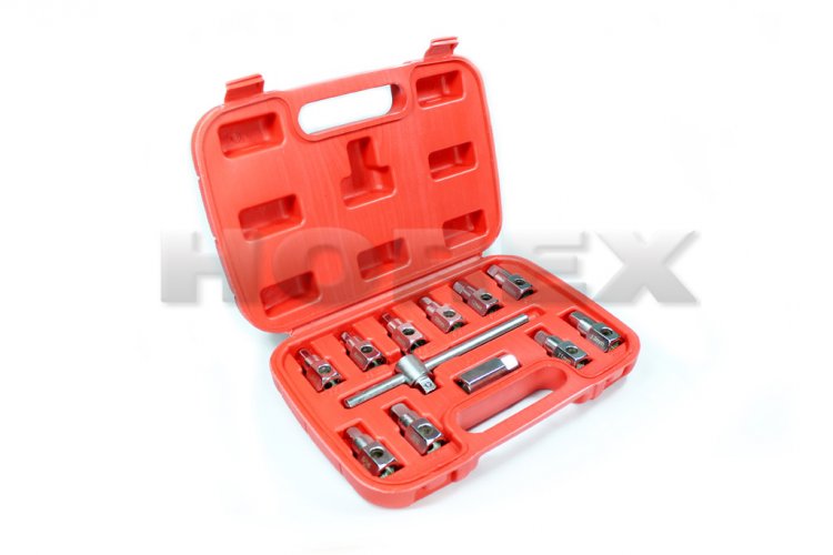 Набор инструмента для откручивания пробок поддона, 12 предметов, модель: HZ 25.1.029, (WT04177), horex Набор инструмента для откручивания пробок поддона, 12 предметов, модель: HZ 25.1.029, (WT04177), horex