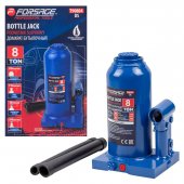 Домкрат гидравлический бутылочный, 8т (с предохранительным клапаном, минимальная высота: 190 мм, ход штока: 110 мм, ход винта: 60 мм, максимальная выс Домкрат гидравлический бутылочный, 8т (с предохранительным клапаном, минимальная высота: 190 мм, ход штока: 110 мм, ход винта: 60 мм, максимальная выс