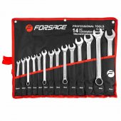 Набор ключей комбинированных 14пр.(10,12-19,21,24,27,30,32мм)на полотне Набор ключей комбинированных 14пр.(10,12-19,21,24,27,30,32мм)на полотне