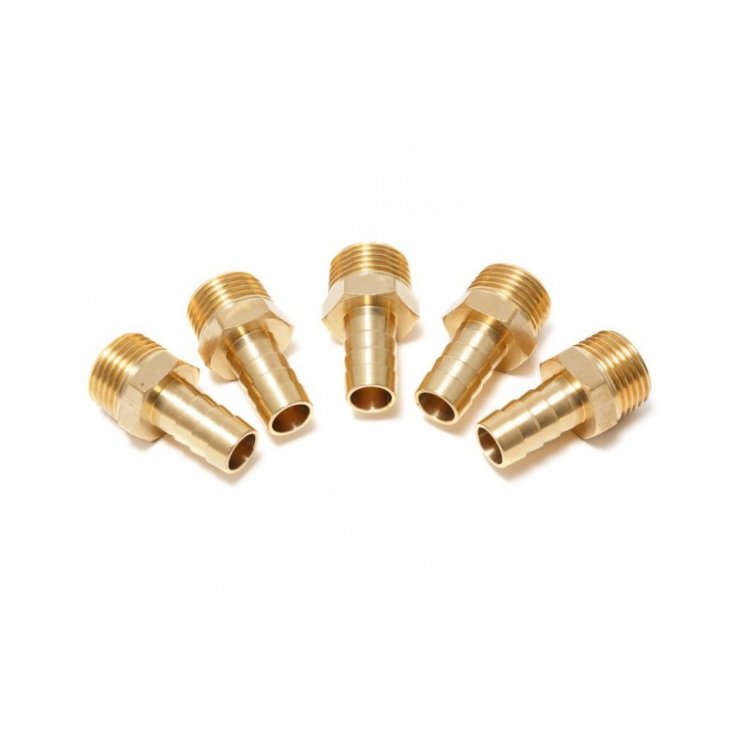 Штуцер пневматический наруж. резьба 1/2"- "елочка" 6мм, к-т 5шт. Штуцер пневматический наруж. резьба 1/2"- "елочка" 6мм, к-т 5шт.