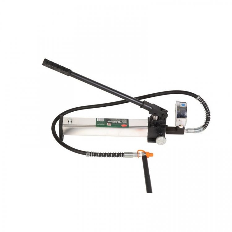 Насос гидравлический усиленный с манометром 10т(обьем масла-0,5л.давления-630 bar)