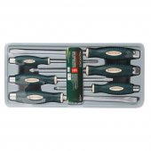 Набор отверток силовых магнитных "Profi" S2, 6пр. (PH:2x100, 3x150мм; SL 5.5х125, 6.5х150, 10х200, 12х200мм)в лотке Набор отверток силовых магнитных "Profi" S2, 6пр. (PH:2x100, 3x150мм; SL 5.5х125, 6.5х150, 10х200, 12х200мм)в лотке