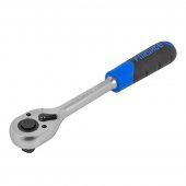 Трещотка реверсивная с резиновой ручкой 1/2"(L-260мм, 45зуб) Трещотка реверсивная с резиновой ручкой 1/2"(L-260мм, 45зуб)