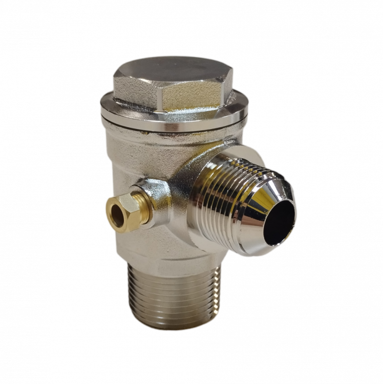 Клапан обратный М1"-М3/4"-F1/8" Клапан обратный М1"-М3/4"-F1/8"