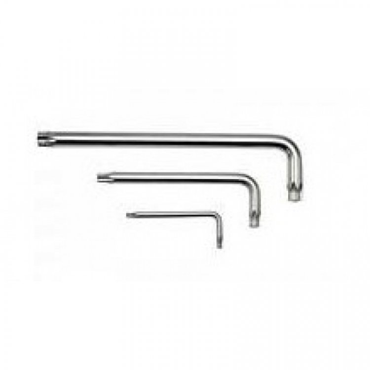 Ключ Г-образный TORX экстра длинный T10H с отверстием Ключ Г-образный TORX экстра длинный T10H с отверстием