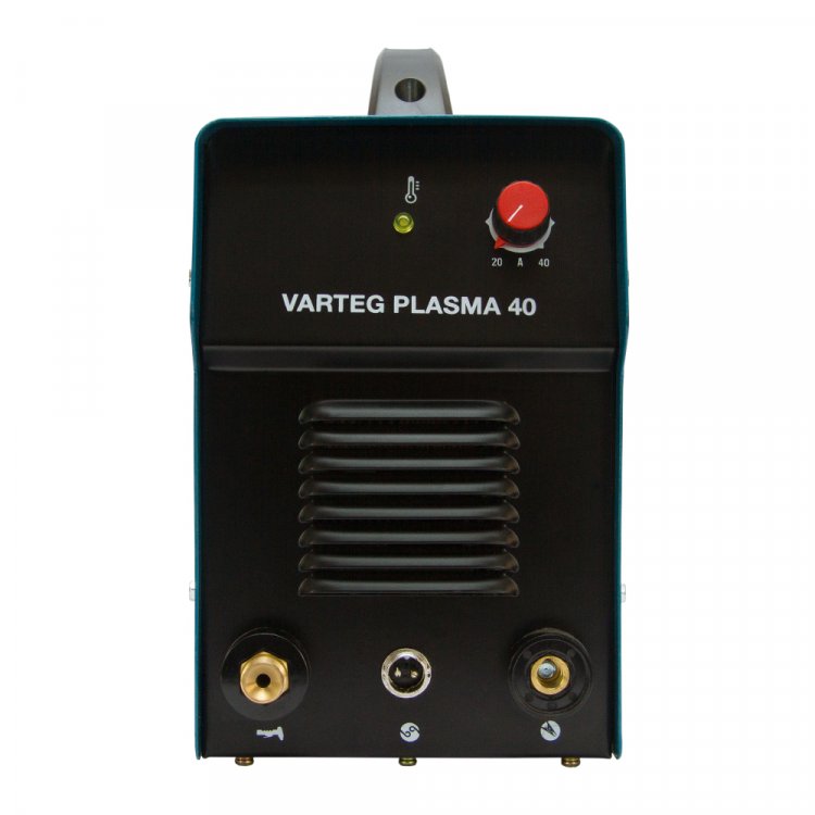 Аппарат плазменной резки VARTEG PLASMA 40 - Компактный 40А аппарат. Способен прорезать сталь до 15мм, а также справляется со всеми сплавами металлов: алюминий, медь и др. ПВ: 60%. Контактное зажигание дуги. Прочный корпус. Комплектация: источник, пла