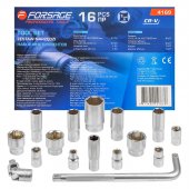 Набор головок 16 пр. в ложементе (коротк:10,12-15,27,30,32мм, глубок: 17,19,21,22,24,36мм, вороток Г-образный 1/2" 250мм, кардан 1/2") Набор головок 16 пр. в ложементе (коротк:10,12-15,27,30,32мм, глубок: 17,19,21,22,24,36мм, вороток Г-образный 1/2" 250мм, кардан 1/2")