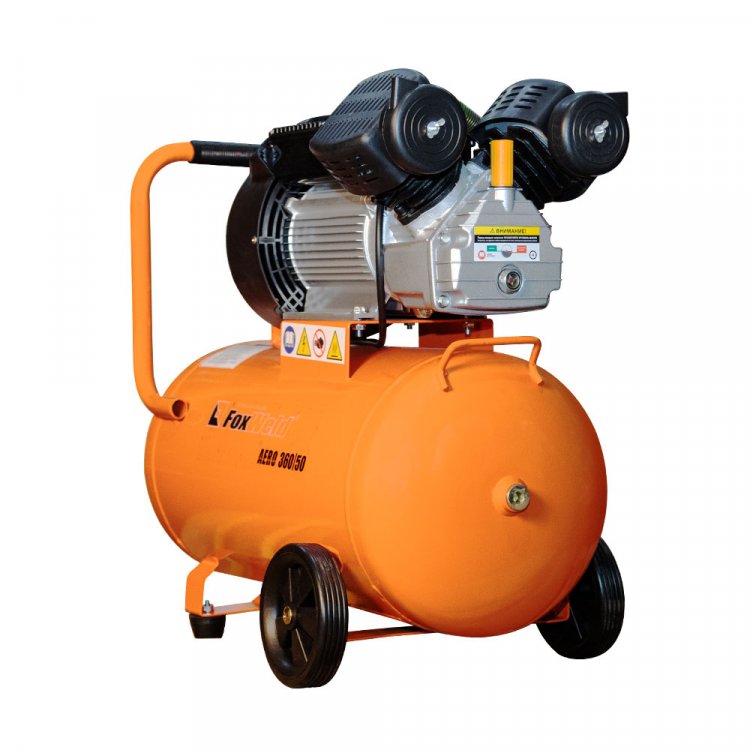 Масляный коаксиальный компрессор AERO 360/50  - (220В, 2,2кВт, 360л/мин, бак 50л, FoxWeld) (арт. 5072) Масляный коаксиальный компрессор AERO 360/50  - (220В, 2,2кВт, 360л/мин, бак 50л, FoxWeld) (арт. 5072)